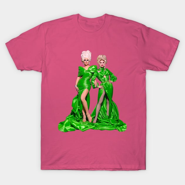 Green Goddesses T-Shirt by Pop Fan Shop